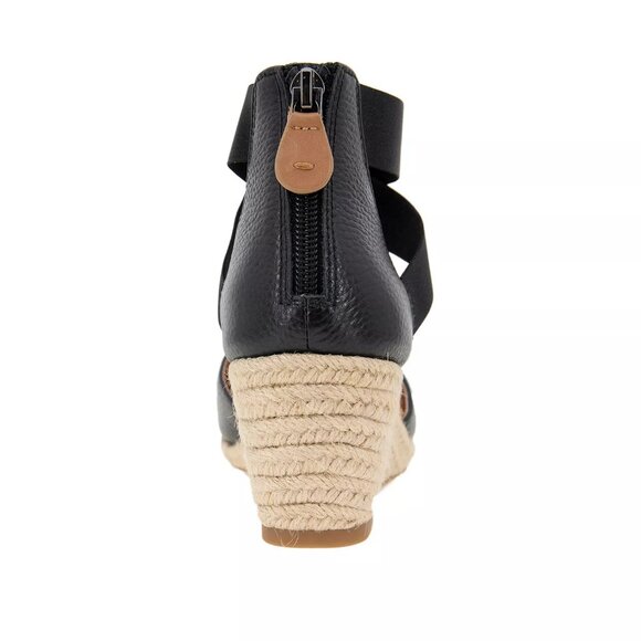 Gentle Souls Women's Shoes Orya Wedge, Black Size 8M - Picture 3 of 5